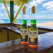 Corona Cold Salty Beer