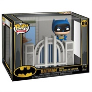 Batman With the Wall of Justice