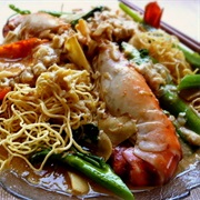 Sang Har Mee (Freshwater Prawn Noodles)