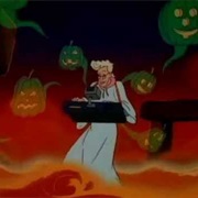 "The Real Ghostbusters" the Halloween Door