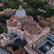 Largest Church by Volume - St. Peter's Basilica, Vatican City