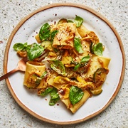Summer Squash and Basil Pasta