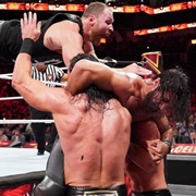 Dolph Ziggler&Drew McIntyre V Seth Rollins&Dean Ambrose,Hell in a Cell 2018