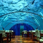 Ithaa Undersea Restaurant on Rangali Island, the Maldives