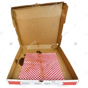 An Empty Pizza Box