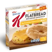 Special K Ham, Peppers, Egg & Cheese Medley Flatbread Breakfast Sandwich