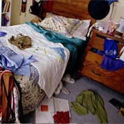 Tossed Clothes and Other Things on the Floor Instead of Putting Them Where They Belong