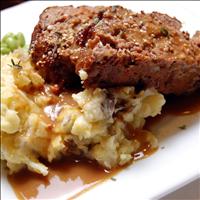 Meatloaf and Mashed Potatoes