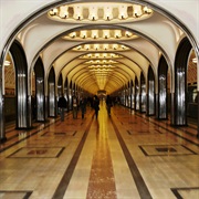 Mayakovskaya Metro Station, Moscow