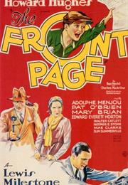The Front Page (1931, Lewis Milestone)
