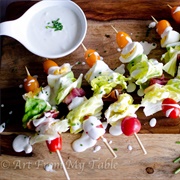 Cobb Salad on a Stick