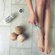Coconut Oil as Shaving Cream