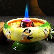 The Flaming Skull Punch Bowl