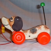 Fisher Price Dog Pull Toy Little Snoopy