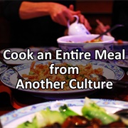 Cook an Entire Meal From Another Culture