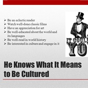 Cultured and Refined