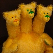 Three Headed Stuffed Beast