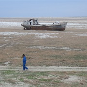 The Aral Sea, Kazakhstan