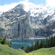 Oeshinen Lake, Switzerland