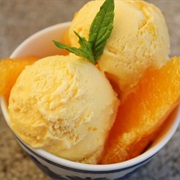 Orange Creamsicle Frozen Yogurt