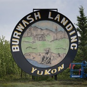 World's Largest Gold Pan, Burwash Landing, Yukon, Canada