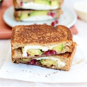Avocado Pomgrenate Grilled Cheese