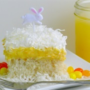 Orange Creamsicle Poke Cake