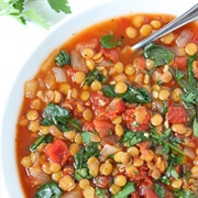 Smoky Tomato Lentil Soup