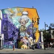 The Murals on Saint Laurent Boulevard, Montreal, Quebec