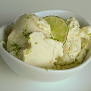 Lime Frozen Yogurt