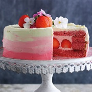 Strawberry Chiffon Cake