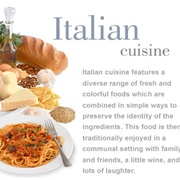 Italian Cuisine