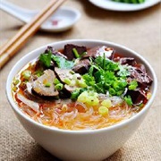Duck Blood and Vermicelli Soup