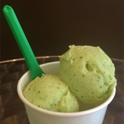 Pineapple Cilantro Sorbet