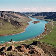 Lake Balkhash, Kazakhstan