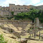 Roman Theatre, Volterra. Italy. C 50 BC