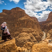 Trekking in the Anti Atlas Mountains, Morocco