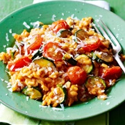 Tomato and Courgette Risotto