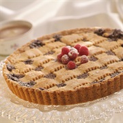 Chocolate Raspberry Linzer Torte