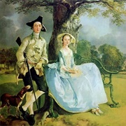 Thomas Gainsborough: Mr. and Mrs. Andrews (1748–1750) National Gallery, London