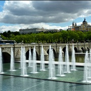 Madrid Rio Fountains