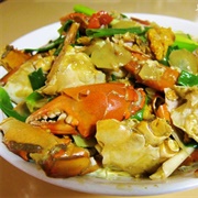 Crab With Ginger and Shallots