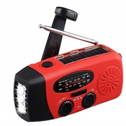 Emergency Radio With Hand Crank