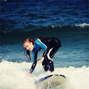 Surfing in a Bodysuit