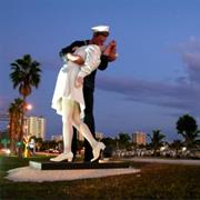The Kiss in Sarasota Florida