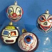 Evil Clown Christmas Tree Ornaments