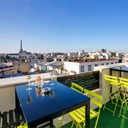 Drink at the Lounge Bar View Rooftop, Novotel Montparnasse, Paris