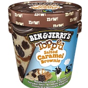 Ben &amp; Jerry&#39;s: Topped Salted Caramel and Brownie