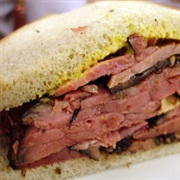 Pastrami Sandwich From Katz's Delicatessen (New York City)