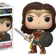 Wonder Woman With Shield and Sword